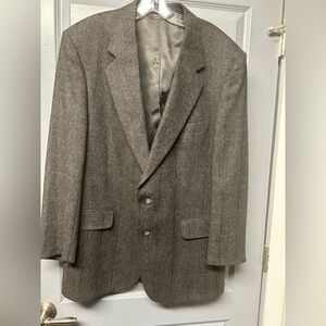 John Alexander VTG men’s tweed 2 button wool/Lambswool sport coat blazer 42L
